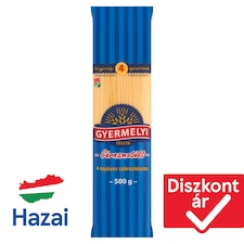 Gyermelyi cérnametélt 4 tojásos száraztészta 500 g