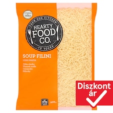 Hearty Food Co. cérnácska 2 tojásos száraztészta 500 g
