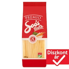Soós Premio cérnametélt házi jellegű nyolctojásos száraztészta 200 g