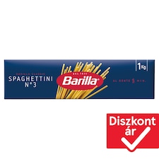 Barilla Spaghettini szálas durum száraztészta 1000 g