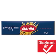Barilla Spaghettini szálas durum száraztészta 500 g