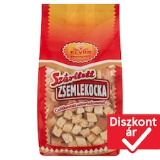 Elyon Vendégváró szárított zsemlekocka csökkentett sótartalommal 150 g