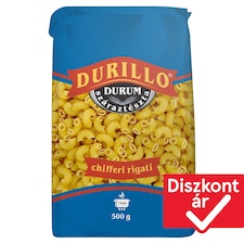 Durillo Chifferi Rigati durum száraztészta 500 g