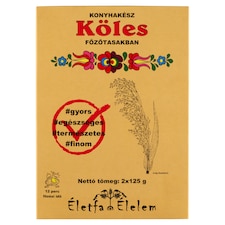 Életfa Élelem konyhakész köles főzőtasakban 2 x 125 g