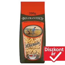 Don Francesco Cavatelli durum száraztészta 200 g