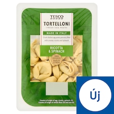 Tortelloni friss 4 tojásos durumtészta ricottával és spenóttal töltve 250 g