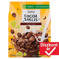 Cocoa Shells kakaós gabonapehely hozzáadott vitaminokkal, kalciummal és vassal 450 g
