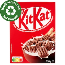 KitKat kakaós ízű ropogós gabonapehely tejcsokoládéval vitaminokkal és ásványi anyagokkal 330 g
