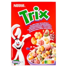 Nestlé Trix gyümölcsös ízű ropogós gabonapehely vitaminokkal és ásványi anyagokkal 300 g