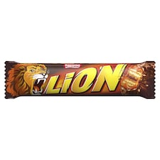 Nestlé Lion tejcsokoládéval mártott töltött ostyaszelet karamellel és búzapehellyel 42 g