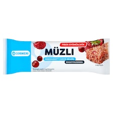 Cornexi piros gyümölcsös müzliszelet  hozzáadott cukor nélkül, édesítőszerrel 25 g