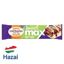 Cerbona Müzli Max pisztáciás málnás müzliszelet 30 g