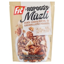 Fit ropogós müzli fehér csokoládéval és karamellizált keksszel 200 g