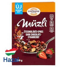 Cerbona étcsokoládés-epres müzli 200 g