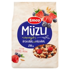 Emco ropogós müzli áfonyával és málnával 250 g
