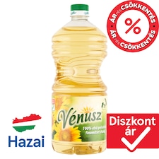 Vénusz 100% első préselésű finomított napraforgó-étolaj 2 l