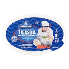 Kapitan Navi pácolt heringfilé tekercsek növényi olajban helski módra 250 g