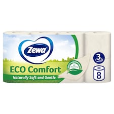 Zewa Eco Comfort 3 rétegű toalettpapír 8 tekercs