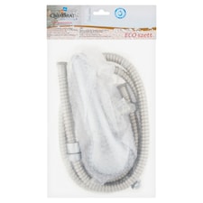 Quadrat 2000 Sanitary Technology Eco szett vízkőmentes zuhanyfej + 150 cm falifix fém gégecső