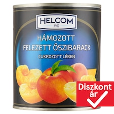 Helcom hámozott felezett őszibarack cukrozott lében 820 g