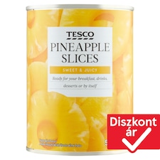 ananász szeletek cukrozott lében 565 g