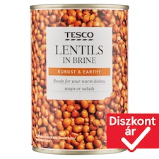 zöld lencse sós lében 390 g