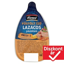 Hamé füstölt ízű lazacos pástétom 100 g