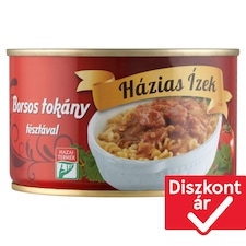 Házias Ízek borsos tokány tésztával 400 g