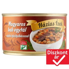 Házias Ízek magyaros bab egytál csípős házikolbásszal 400 g