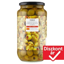 paprikakrémmel töltött zöld olívabogyó 935 g