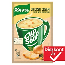 Knorr Cup a Soup instant csirkekrémleves zsemlekockával 16 g