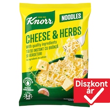 Knorr Noodles sajtos-zöldfűszeres instant tésztás leves 61 g