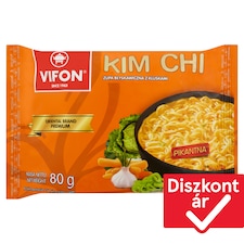 Vifon Kim Chi hagyományos koreai csípős instant tésztás leves 80 g