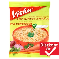 Vishu currys csirkehús ízű instant tésztás leves 60 g