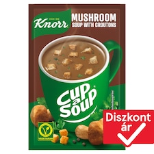 Knorr Cup a Soup instant vargányakrémleves zsemlekockával 15 g