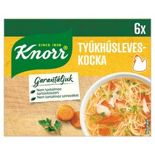 Knorr tyúkhúsleveskocka 6 x 10 g (60 g)