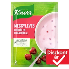 Knorr meggyleves gyümölcsdarabokkal 56 g