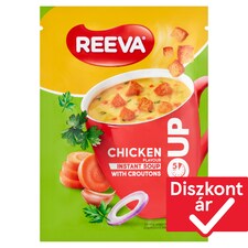 Reeva instant csirkeízű leves krutonnal 17 g