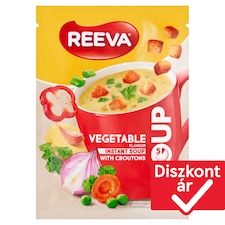 Reeva instant zöldségízű leves krutonnal 17 g