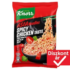 Knorr Asia Noodles ázsiai jellegű instant tésztaleves csípős csirke ízesítéssel 73 g