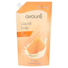 Avouré folyékony szappan tej és méz illattal 1000 ml