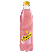 Schweppes Pink Tonic feketeribizli ízű szénsavas üdítőital cukorral és édesítőszerekkel 0,5 l