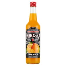 Piroska narancs ízű gyümölcsszörp cukorral és édesítőszerekkel 0,7 l
