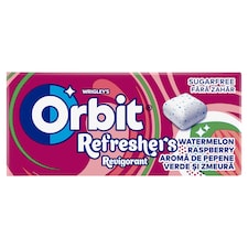 Orbit görögdinnye- és málnaízű cukormentes rágógumi édesítőszerrel 17,9 g