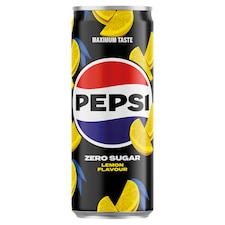 Pepsi Zero colaízű energiamentes szénsavas üdítőital édesítőszerekkel citrom ízesítéssel 330 ml
