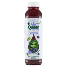 Queen szénsavmentes üdítőital aloe verával, kék áfonya sűrítménnyel és édesítőszerrel 500 ml