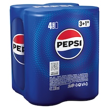 Pepsi Pepsi colaízű szénsavas üdítőital cukorral és édesítőszerekkel 4 x 330 ml