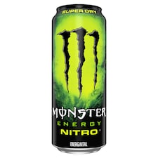 Monster Energy Nitro Super Dry szénsavas energiaital koffeinnel, cukrokkal és édesítőszerrel 500 ml