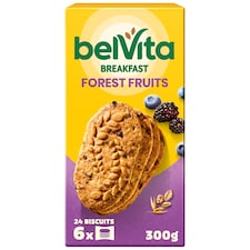 Belvita erdei gyümölcsös, gabonás keksz 6 x 50 g (300 g)