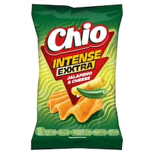 Chio Exxtra Intense jalapeño chili és sajt ízű burgonyachips 55 g